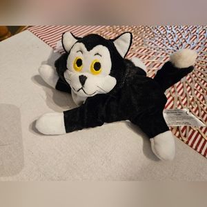 NWT Vintage 90's Disney Figaro 8" Beanie Baby.